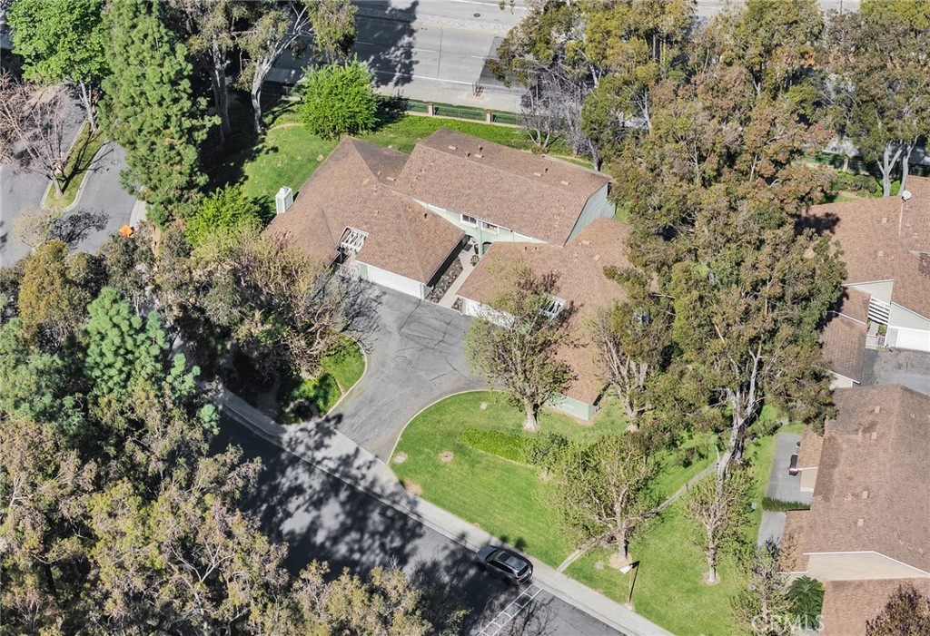 16211 Sierra Ridge Way Hacienda Heights, CA 91745 - Photo 39 of 46 an aerial view of a house with a yard