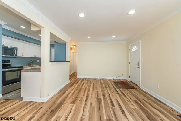 a view of kitchen and utility room