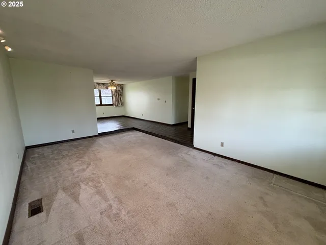 a view of a room with window