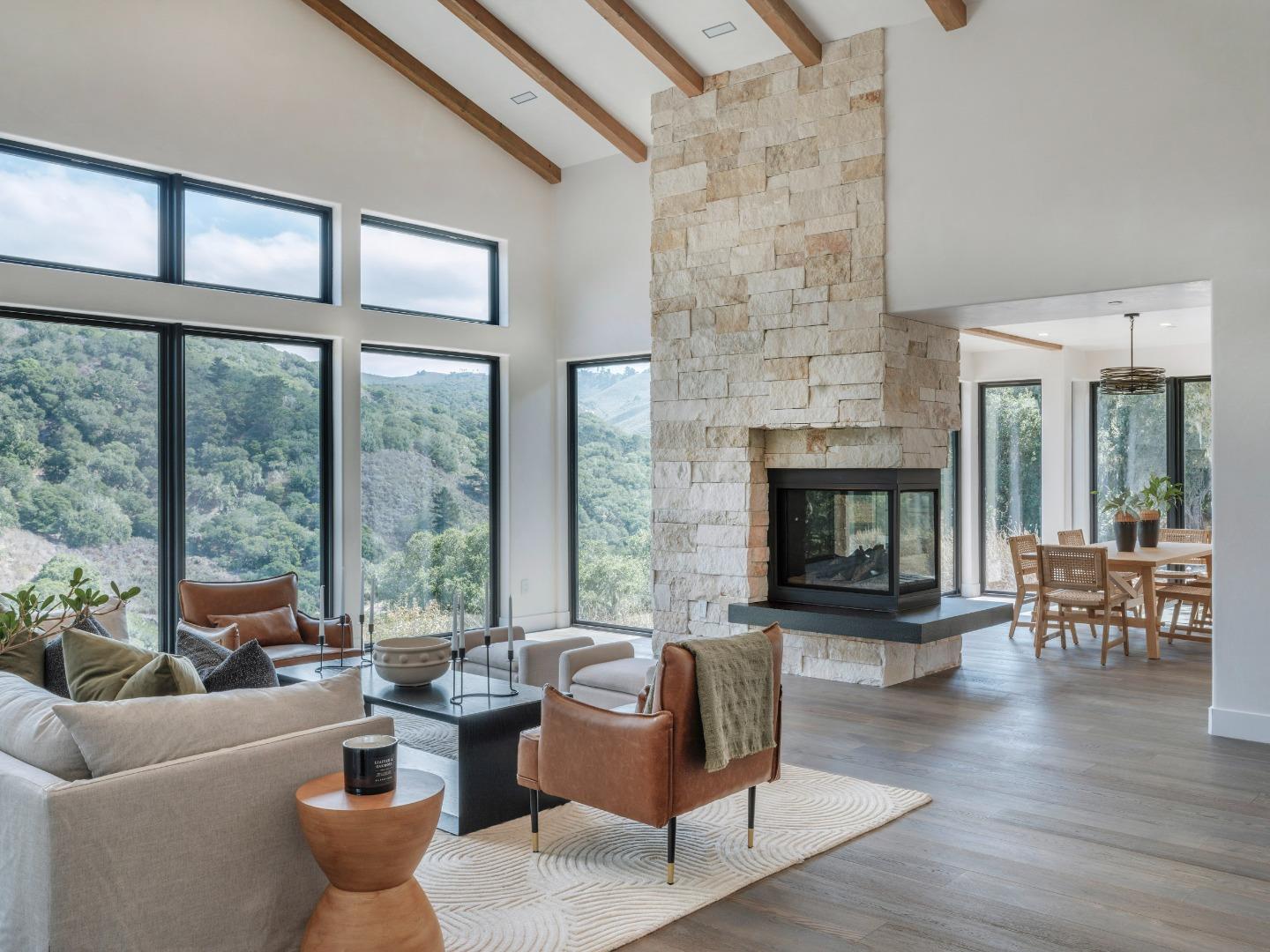 8380 Monterra Views Monterey, CA 93940 - Photo 4 of 45 a living room with furniture and a fireplace
