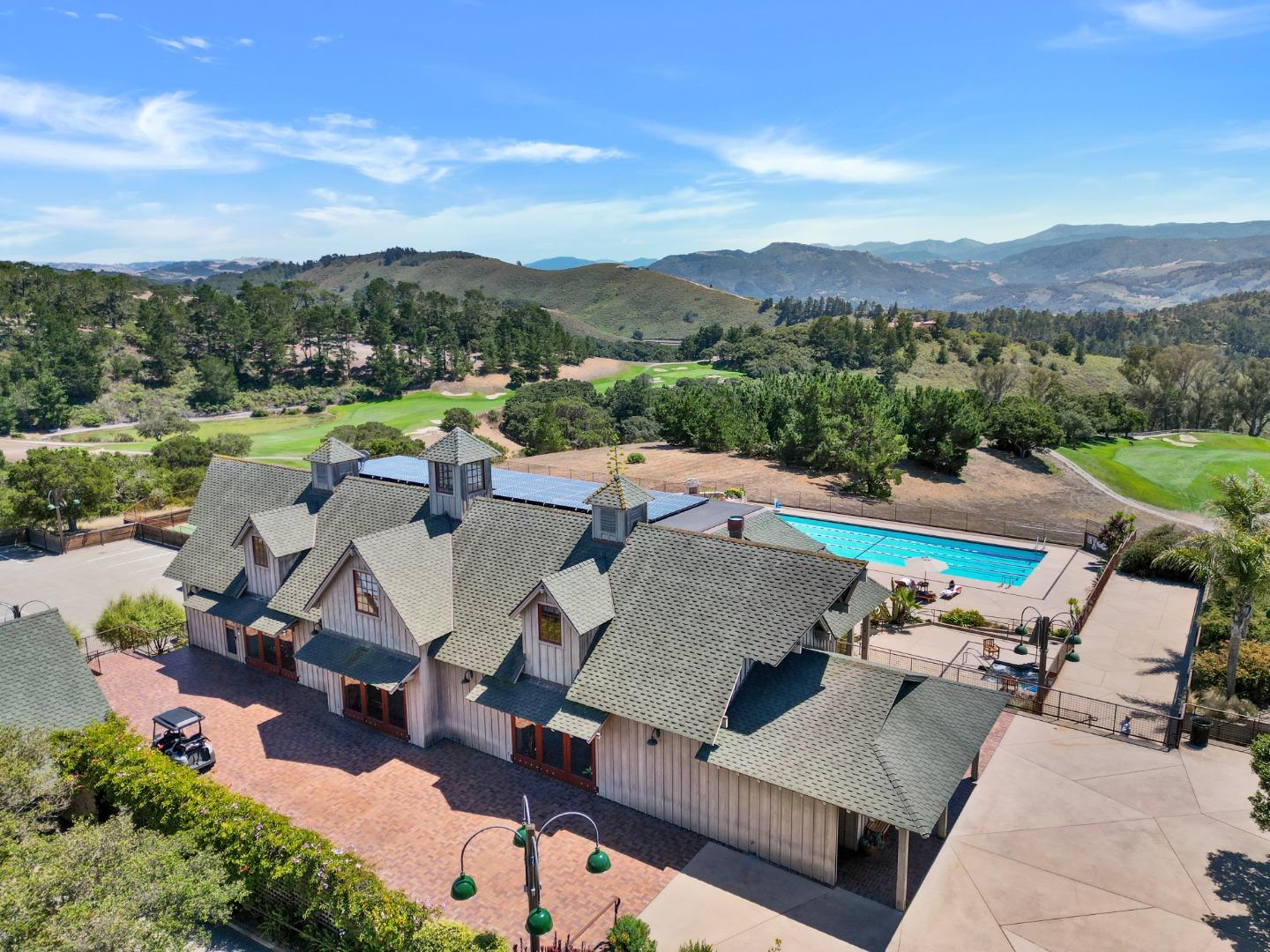8380 Monterra Views Monterey, CA 93940 - Photo 41 of 45 an aerial view of a house with pool outdoor seating and mountain view