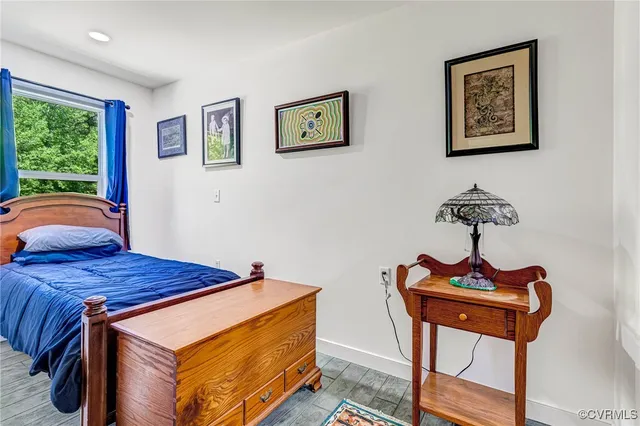 a room with gym equipment