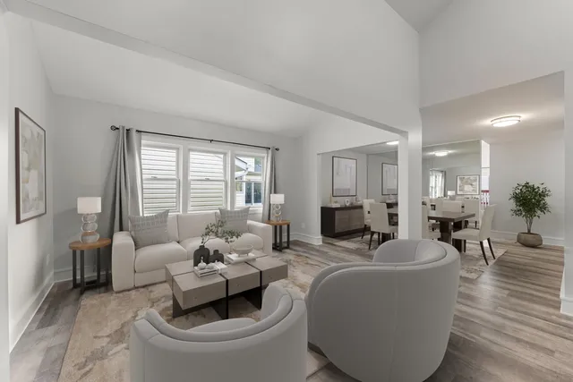 wooden floor in an empty room