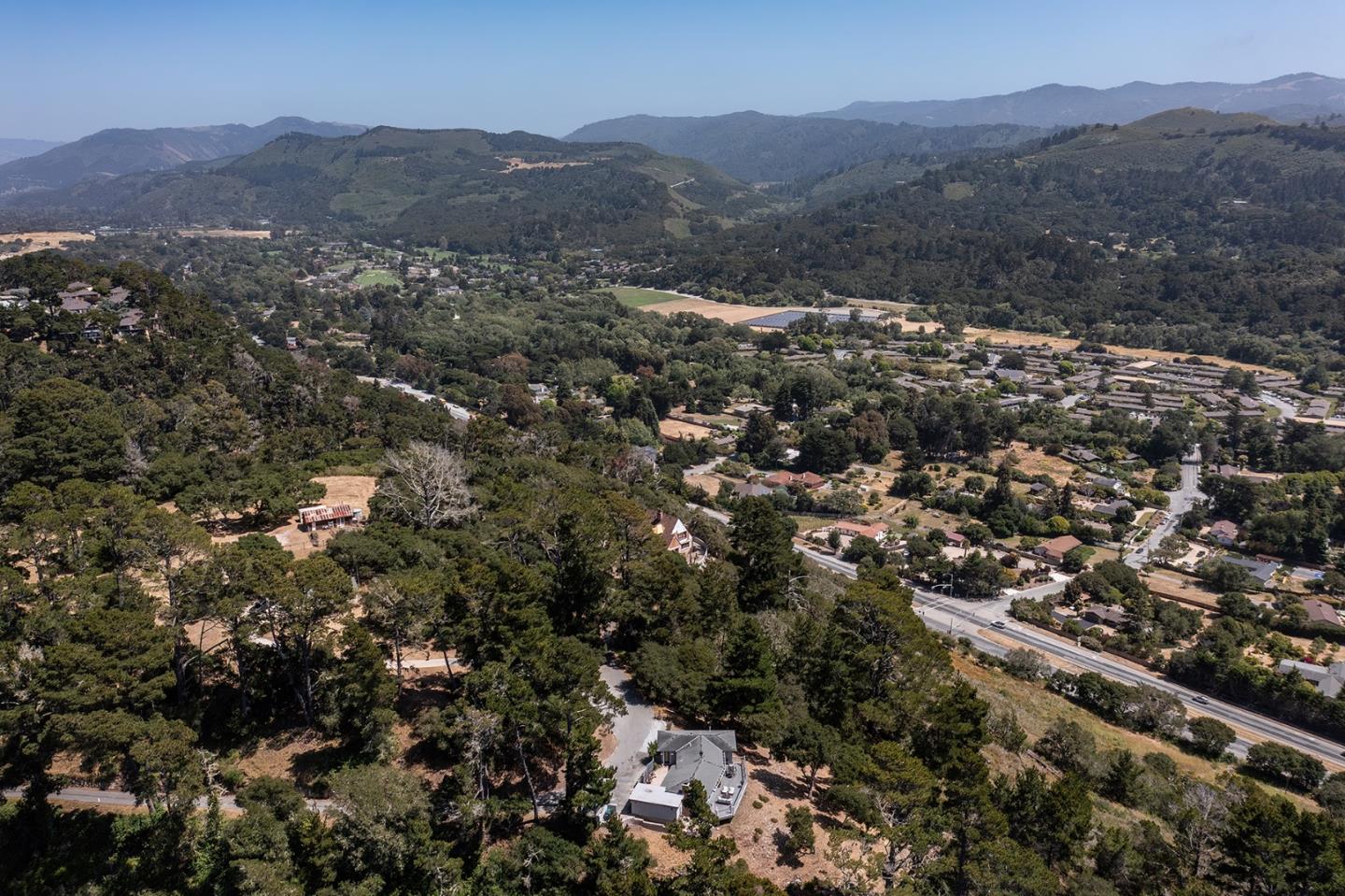 5165 Carmel Valley Road Carmel, CA 93923 - Photo 19 of 19 an aerial view of residential house and green space
