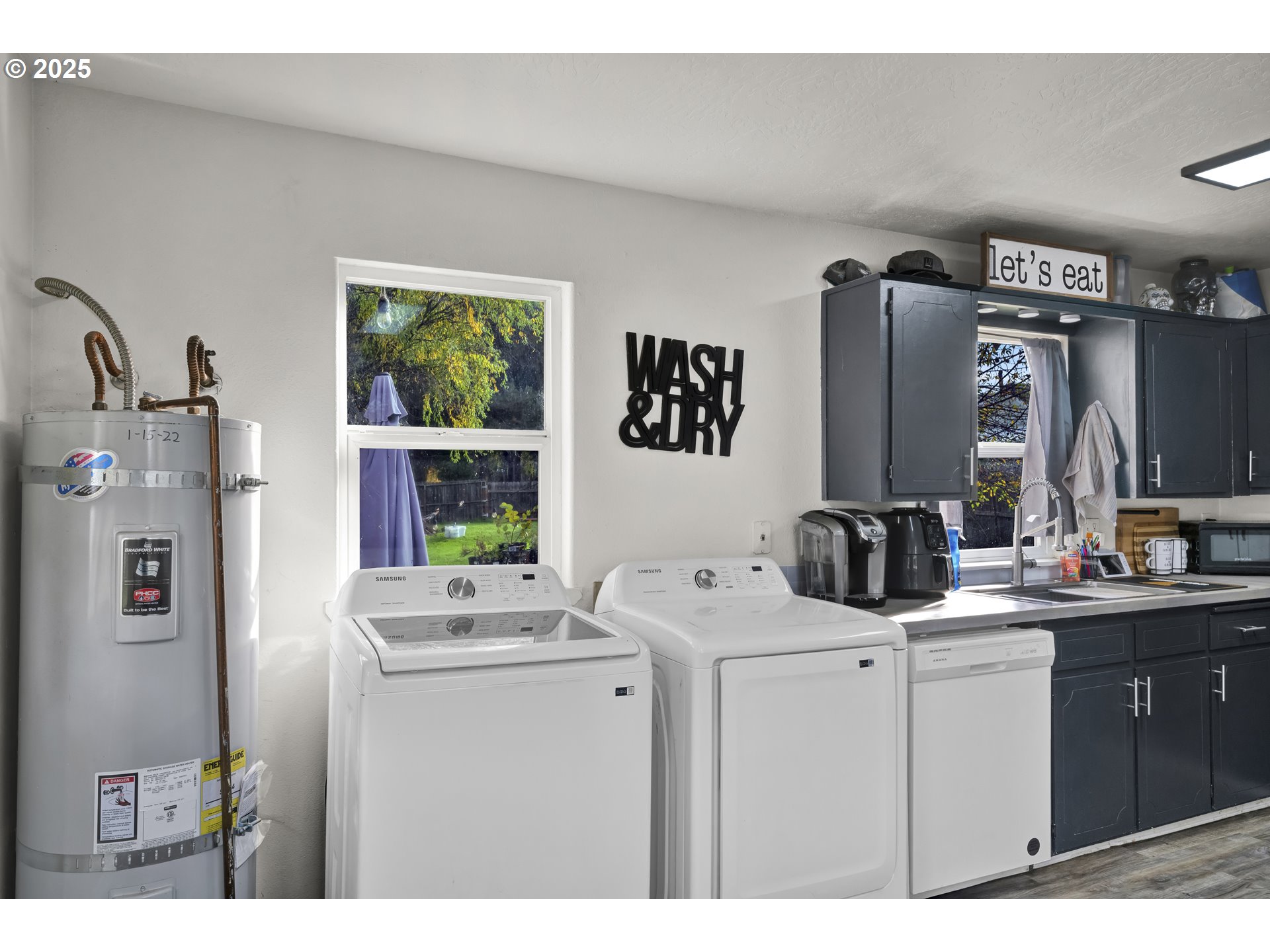 422 Elder Street Drain, OR 97435 - Photo 14 of 41 a room with a sink cabinets and window