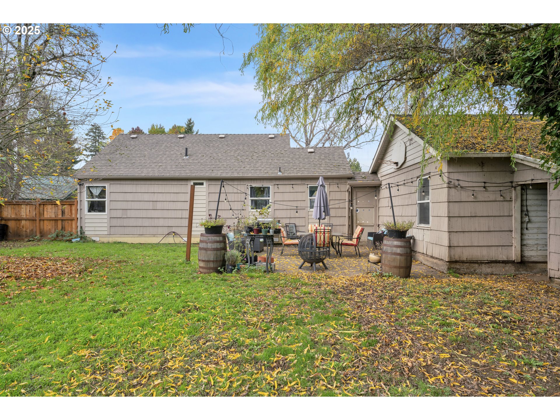 422 Elder Street Drain, OR 97435 - Photo 29 of 41 a view of a house with backyard and sitting area