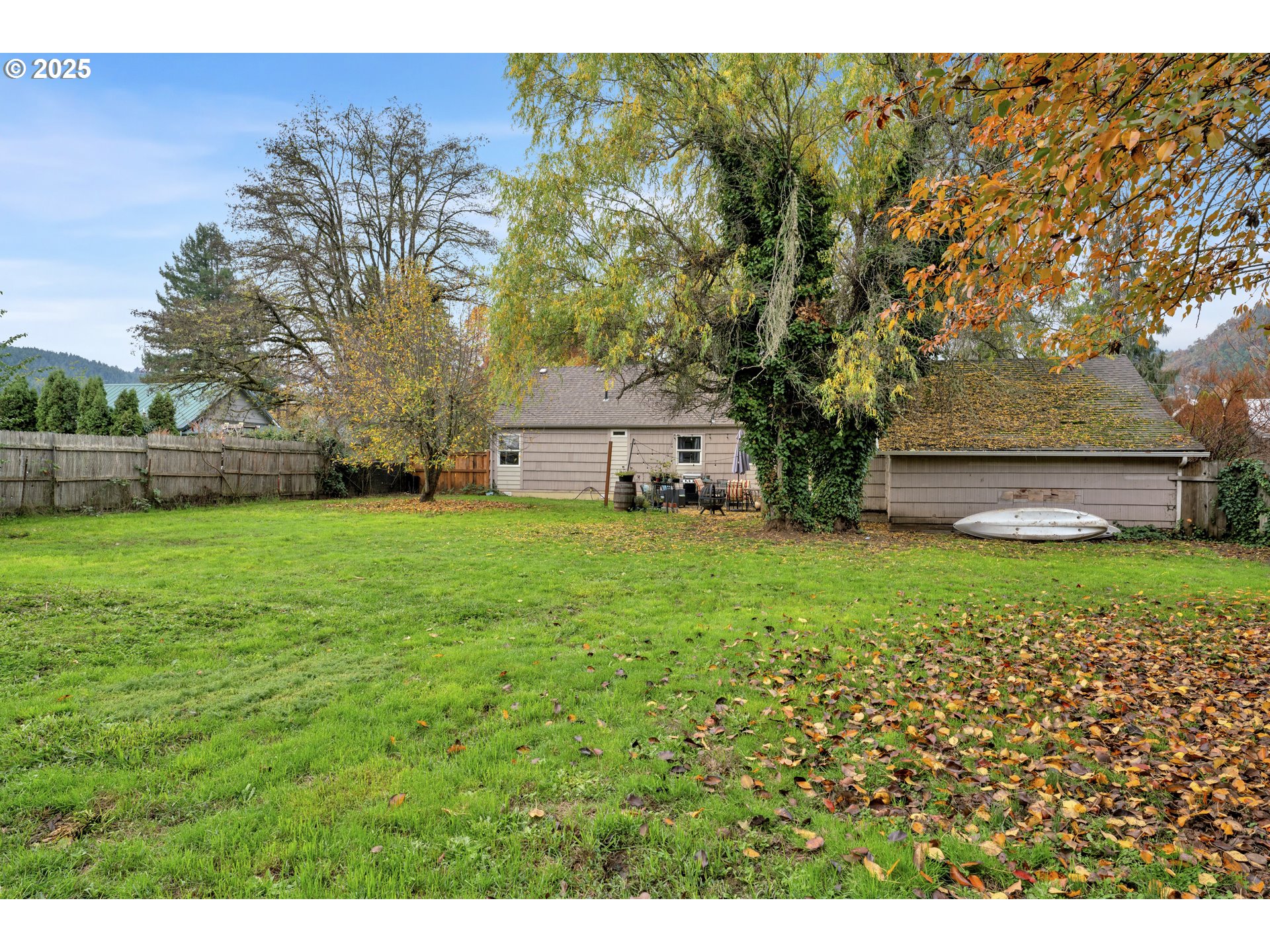 422 Elder Street Drain, OR 97435 - Photo 32 of 41 a view of house with backyard