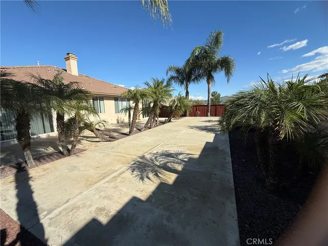 a view of outdoor space with trees