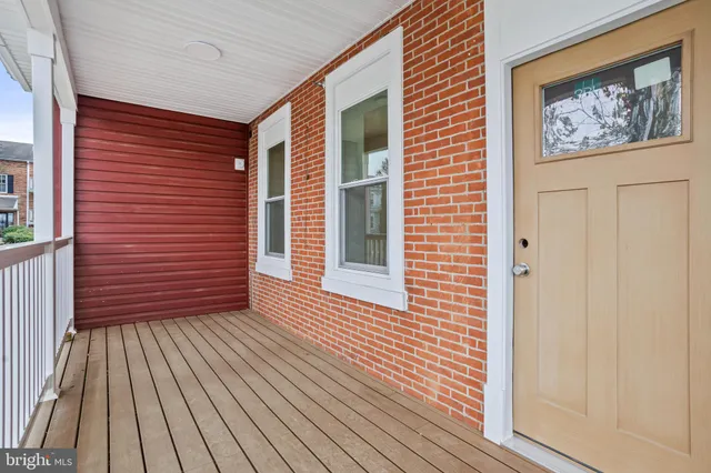 a view of a house with wooden floor