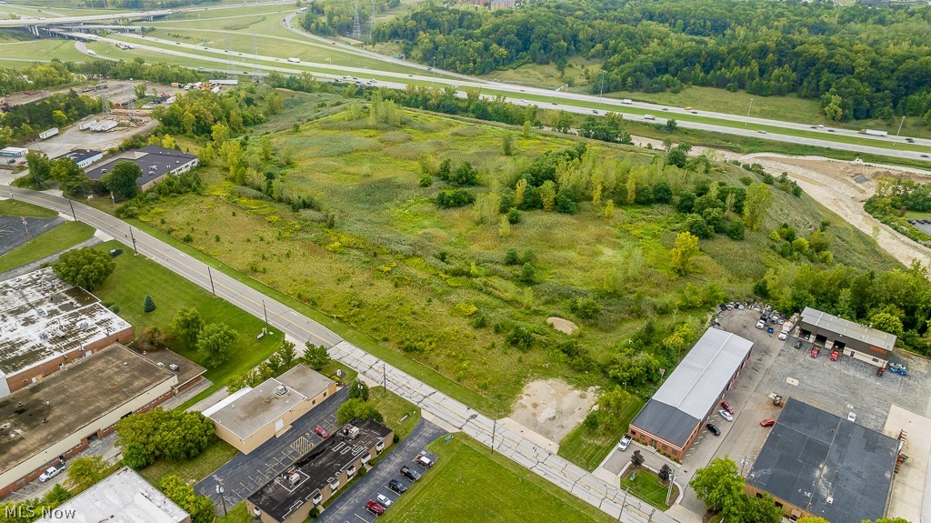 1329 East Schaaf Road Independence, OH 44131 - Photo 10 of 15 Drone / aerial view of a main thoroughfare