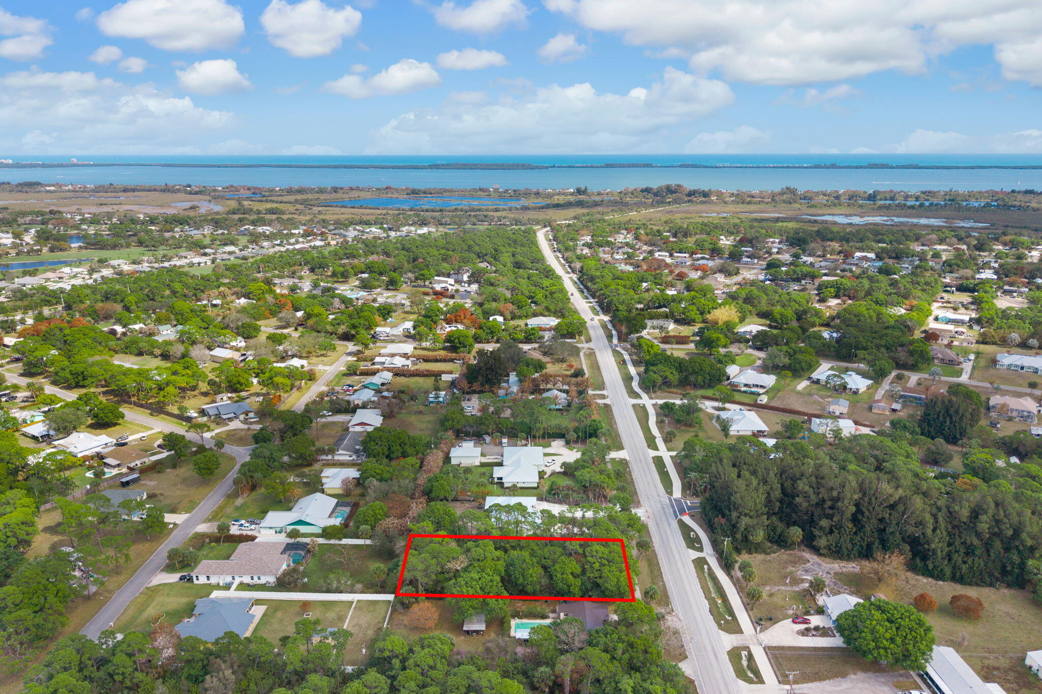 404 East Midway Road Fort Pierce, FL 34982 - Photo 2 of 11 view of city with ocean