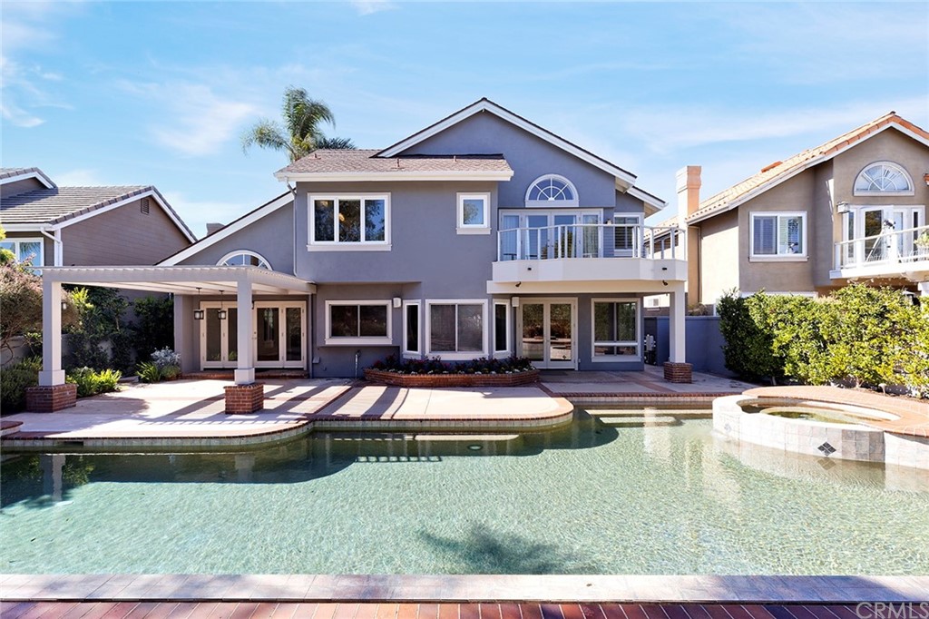 34 New Haven Laguna Niguel, CA 92677 - Photo 17 of 35 a front view of a house with garden and swimming pool
