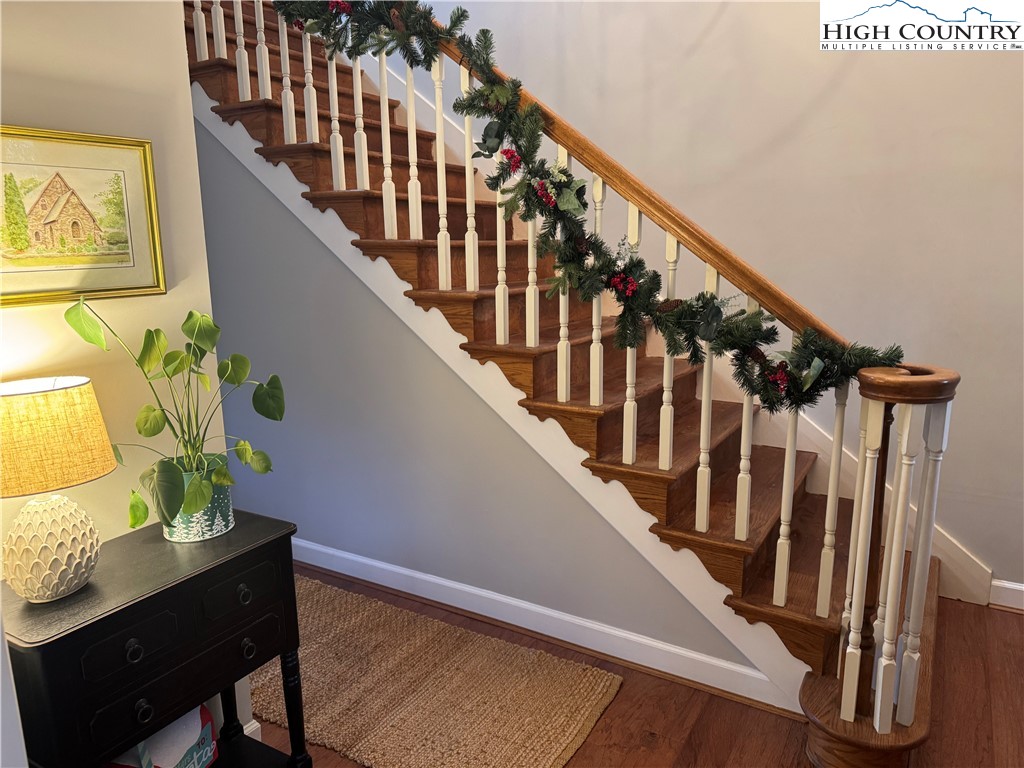 387 Tarry Acres Circle Blowing Rock, NC 28605 - Photo 24 of 41 a view of entryway and hall with wooden floor