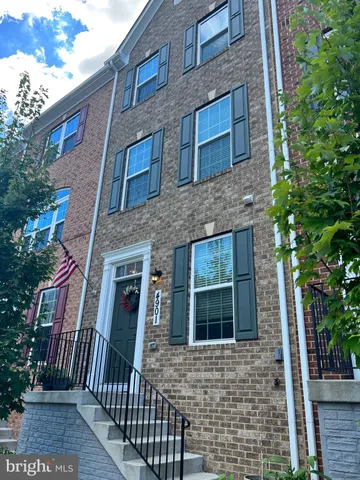 front view of a brick house