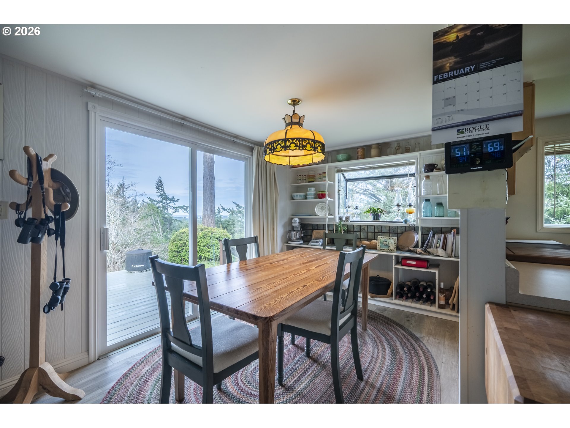 42528 Hensley Hill Road Port Orford, OR 97465 - Photo 11 of 37 a dining room with furniture and window