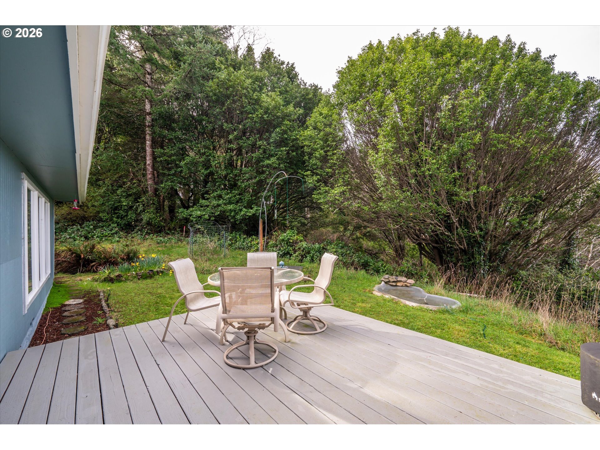 42528 Hensley Hill Road Port Orford, OR 97465 - Photo 22 of 37 a view of backyard with sitting area
