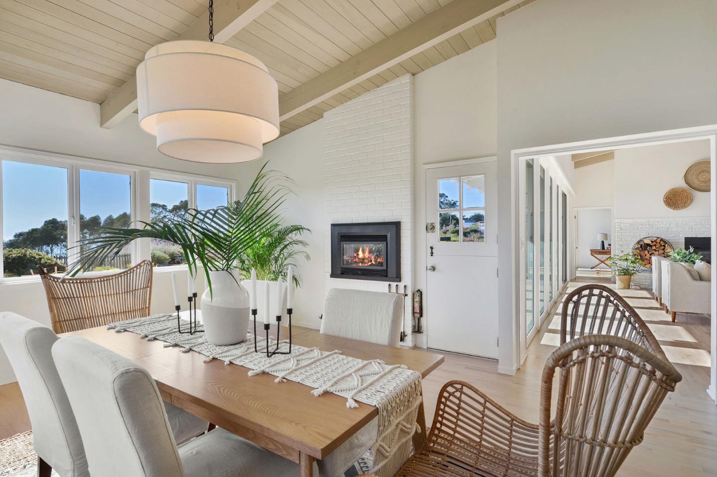 532 Bayview Drive Aptos, CA 95003 - Photo 15 of 47 a view of a dining room with furniture window and wooden floor