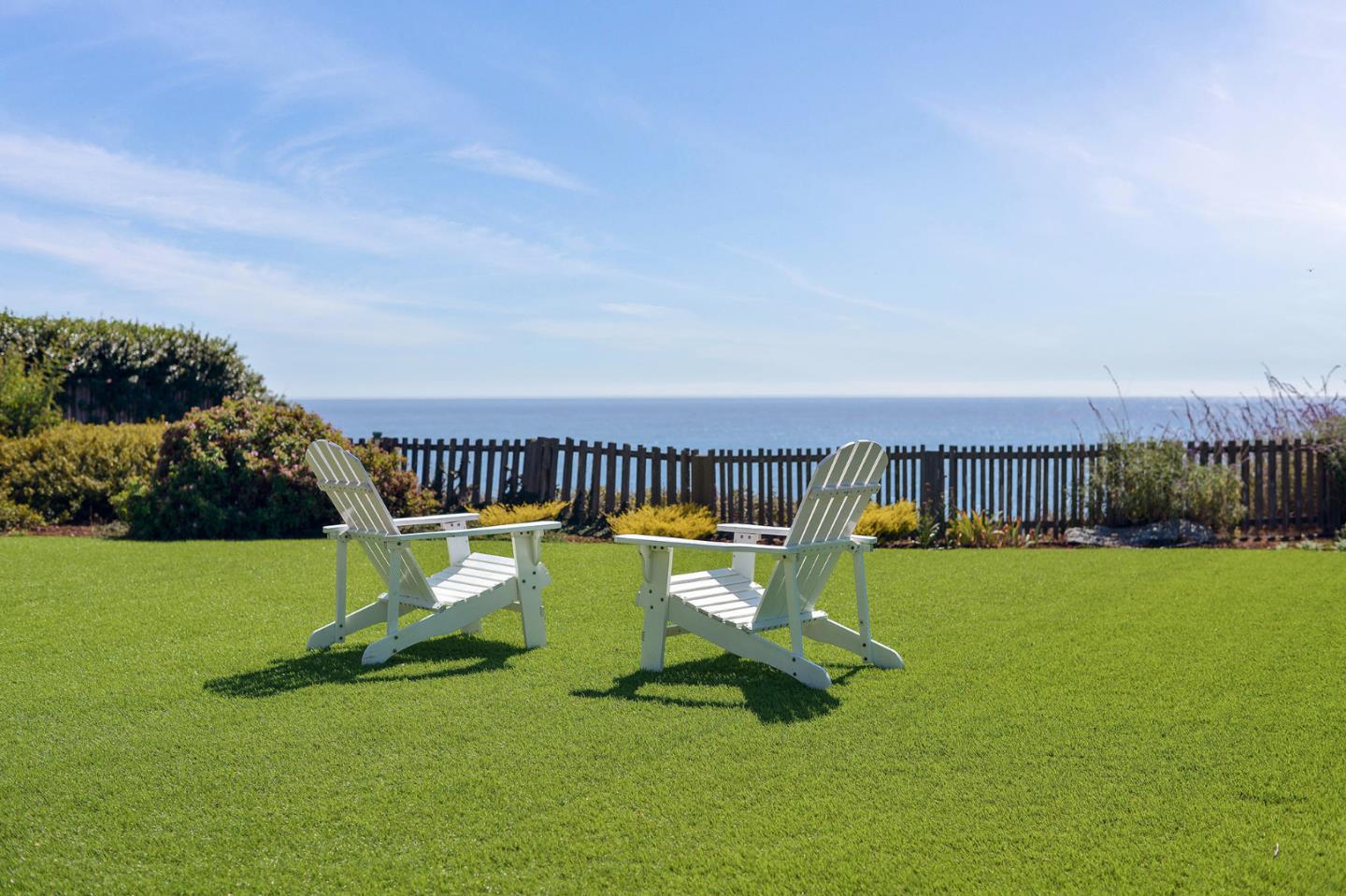 532 Bayview Drive Aptos, CA 95003 - Photo 31 of 47 a view of a swimming pool with a bench and garden