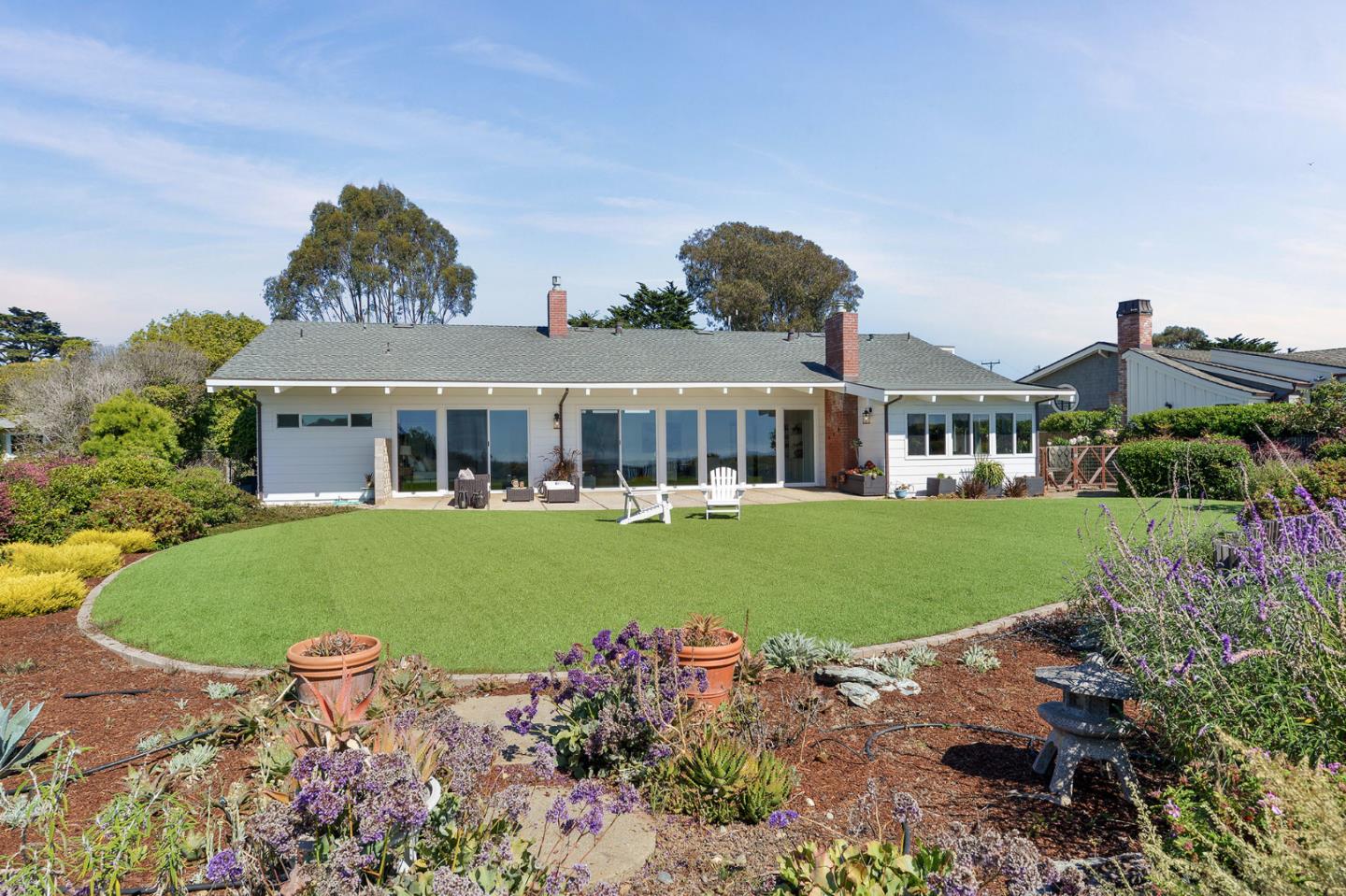 532 Bayview Drive Aptos, CA 95003 - Photo 34 of 47 a front view of a house with a garden