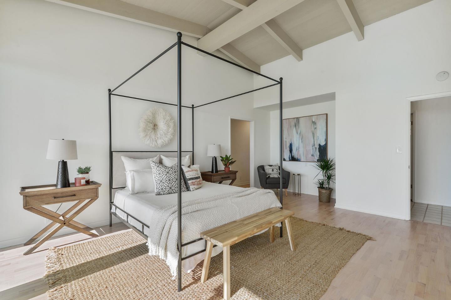 532 Bayview Drive Aptos, CA 95003 - Photo 10 of 47 a bedroom with a bed a table and chair