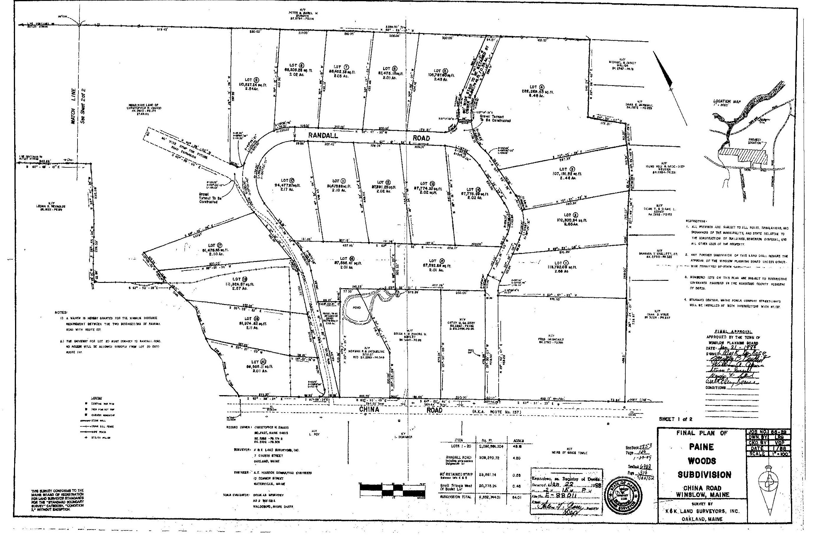 Lot 104 China Road Winslow, ME 04901 - Photo 3 of 3 Map 3