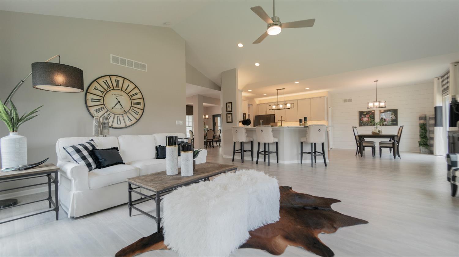 8713 Burr Rdg Circle Crown Point, IN 46307 - Photo 8 of 21 a living room with furniture and a view of kitchen