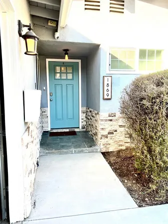 a view of front door