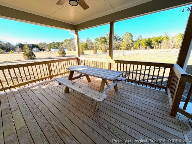 4437 Dudley Road Fayetteville, NC 28312 - Photo 29 of 41 a view of balcony with wooden floor
