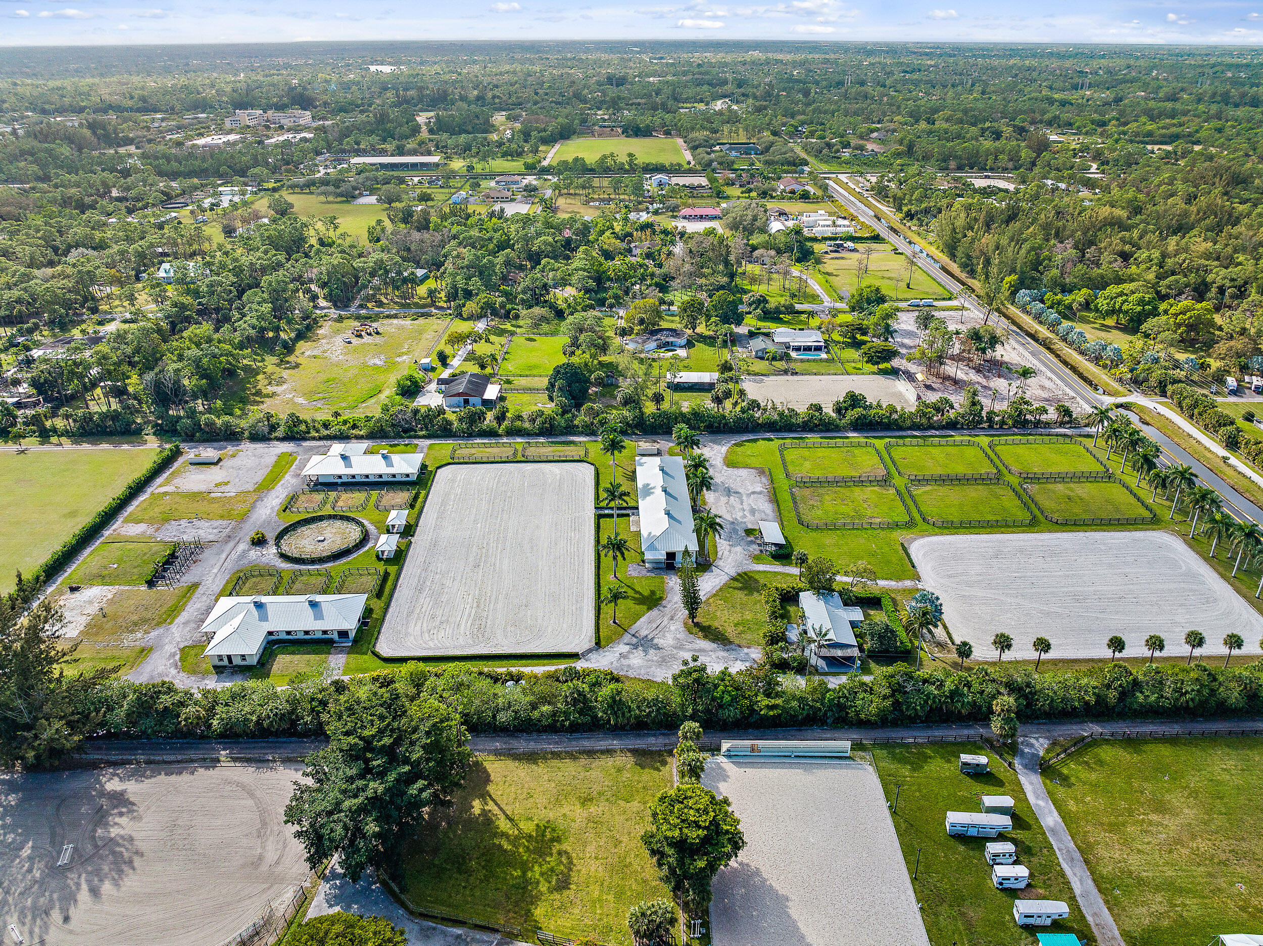 1150 F Road Loxahatchee Groves, FL 33470 - Photo 19 of 33 an aerial view of tennis court
