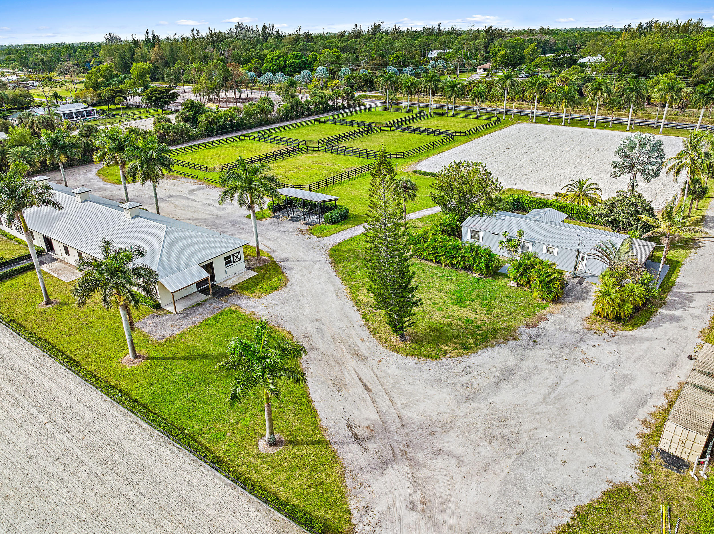 1150 F Road Loxahatchee Groves, FL 33470 - Photo 29 of 33 an aerial view of tennis court