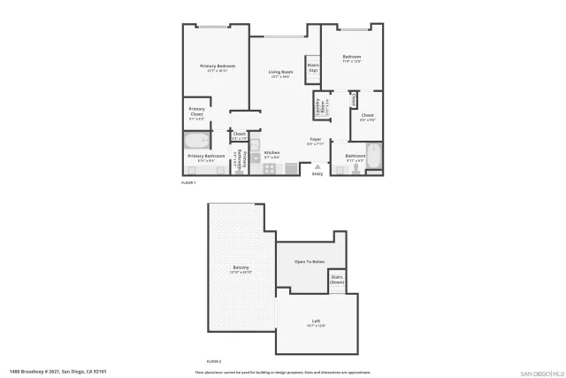 $699,900 | 1480 Broadway, Unit 2621, San Diego, CA 92101