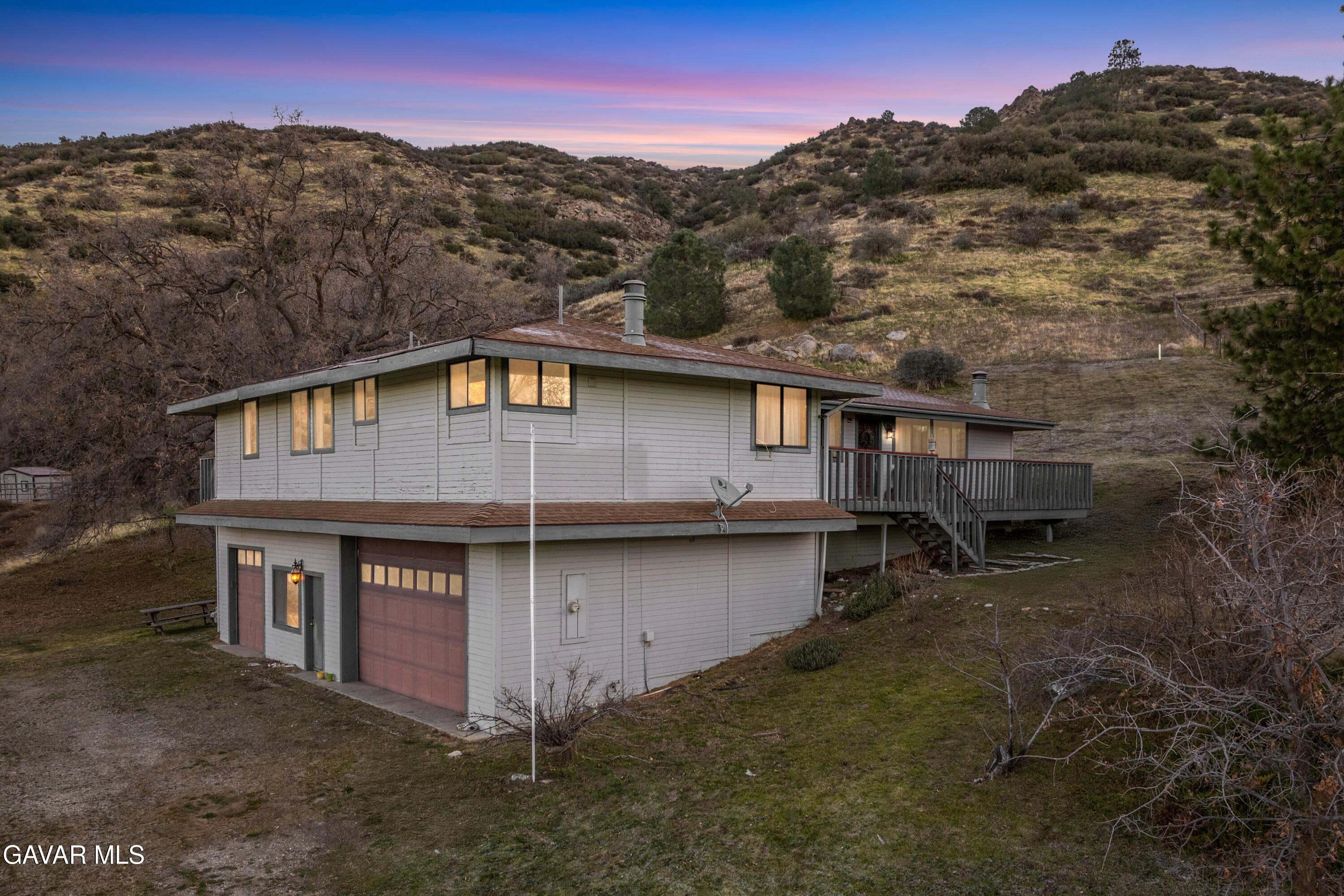 a aerial view of a house