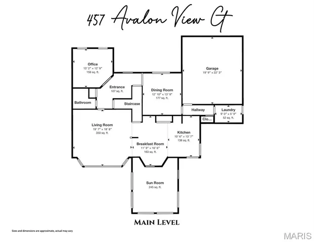 $539,000 | 457 Avalon View Court, Fenton, MO 63026