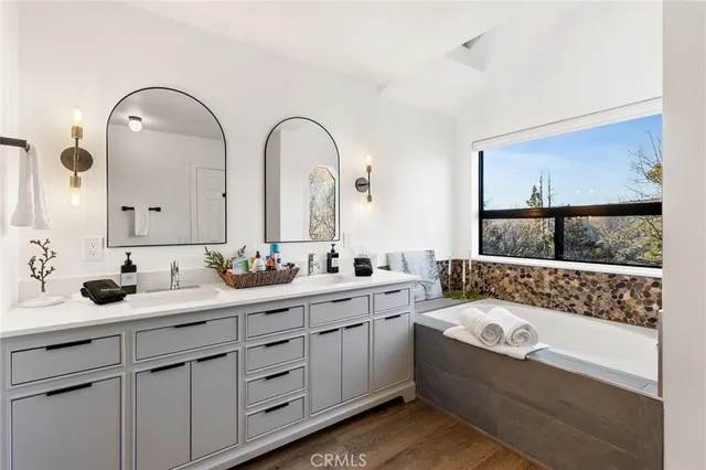 a bathroom with a shower and a toilet