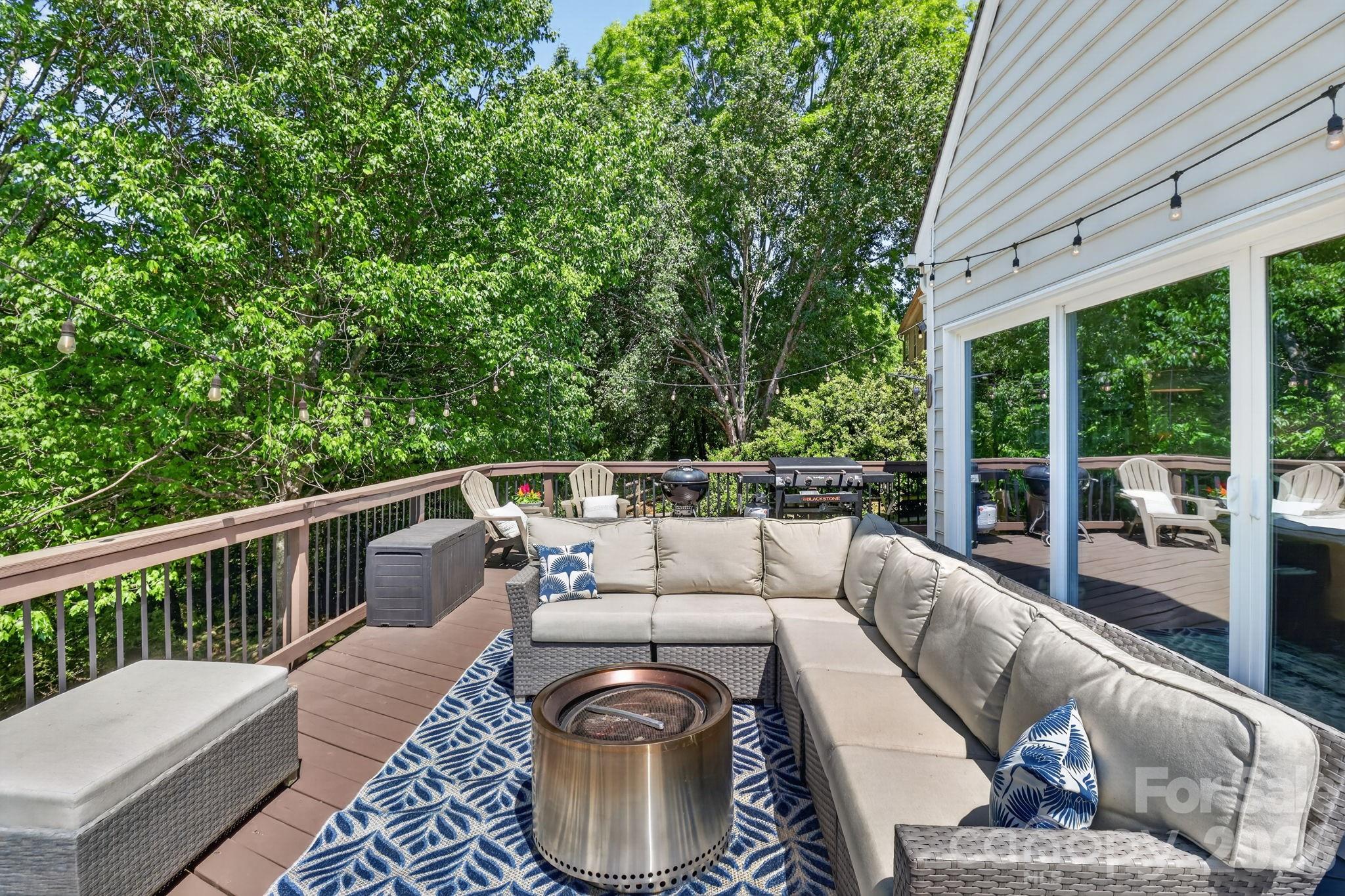 1011 Clearbrook Road Matthews, NC 28105 - Photo 31 of 46 a view of balcony with couch and chairs