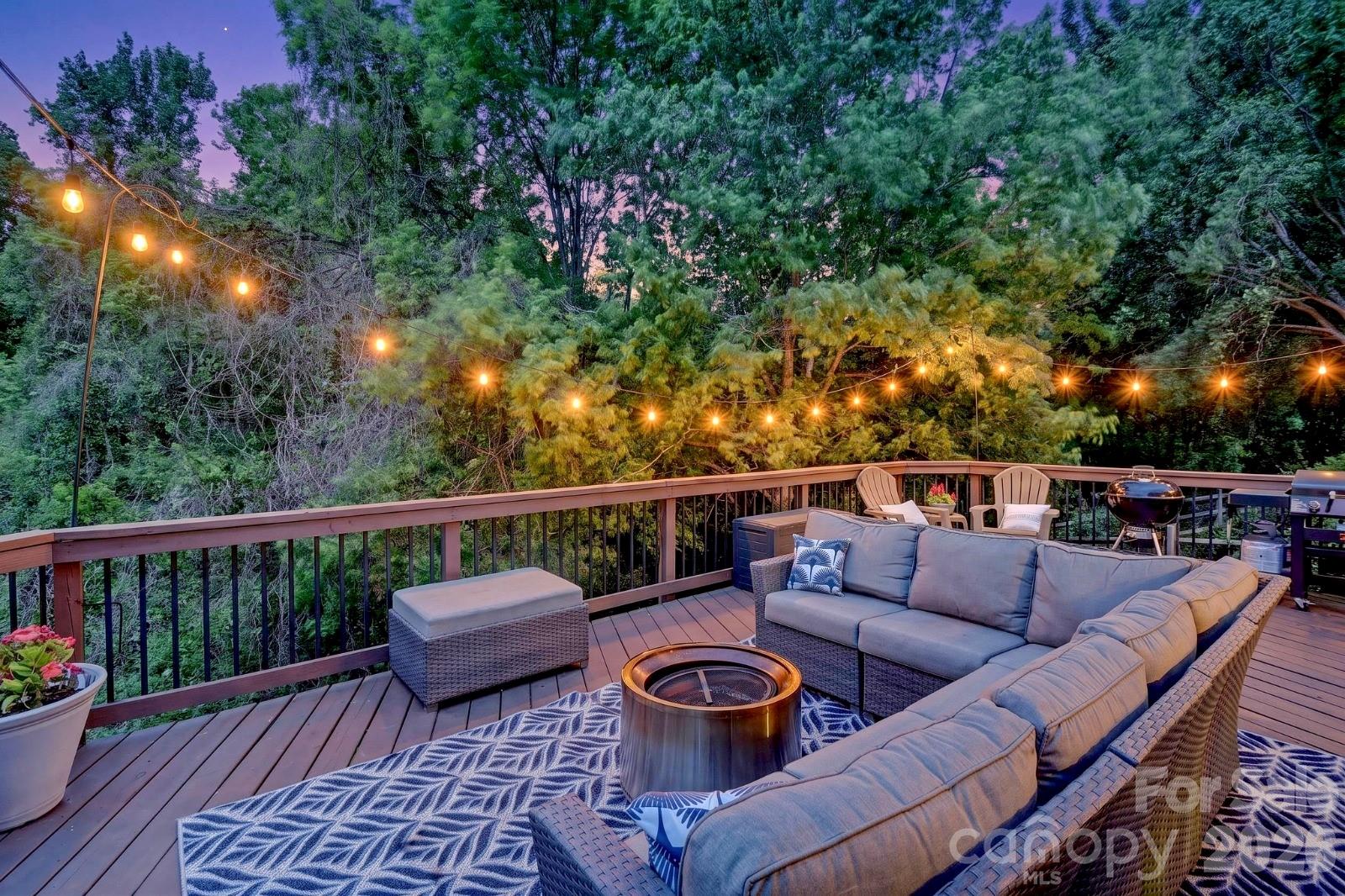 1011 Clearbrook Road Matthews, NC 28105 - Photo 35 of 46 a view of a balcony with furniture