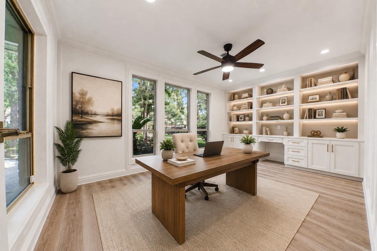 Office-Virtually staged