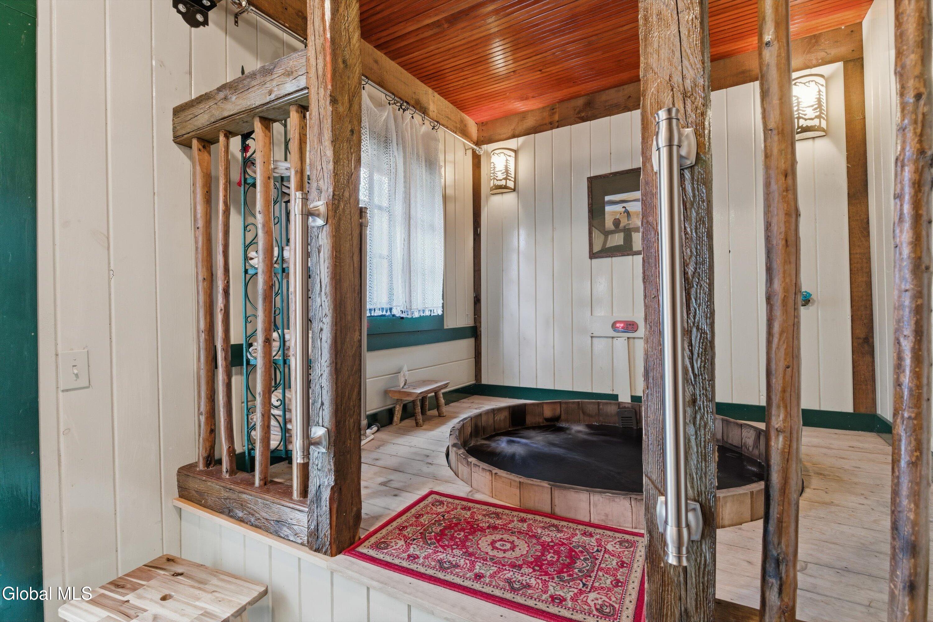 330 Byrnes Road Chester, NY 12853 - Photo 29 of 32 Post & Beam - Hot Tub