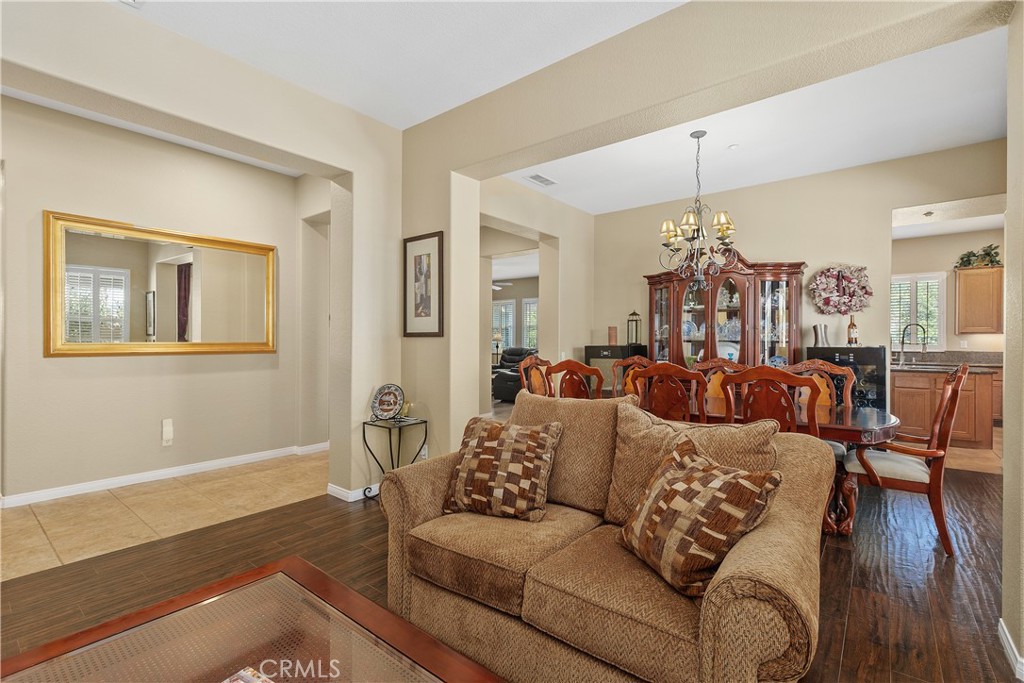 1195 Pamplona Drive Riverside, CA 92508 - Photo 5 of 39 The formal living room opens to the dining room.