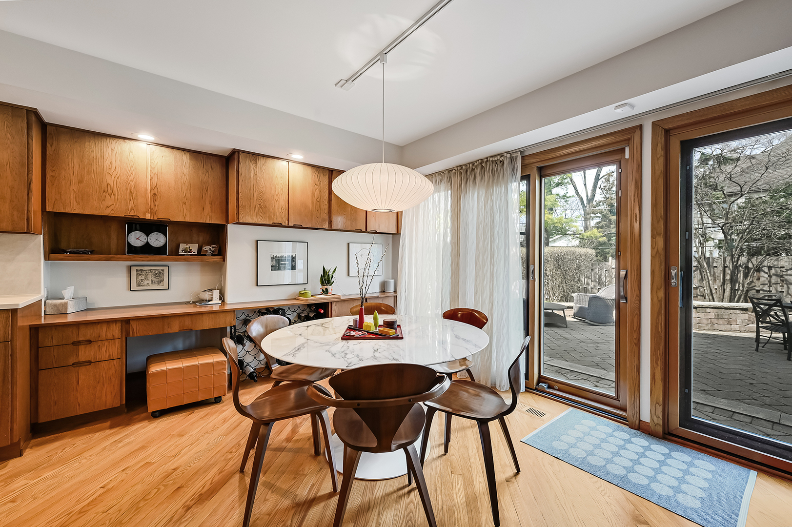 401 8th Place Hinsdale, IL 60521 - Photo 18 of 46 a view of a dining room with furniture window and outside view