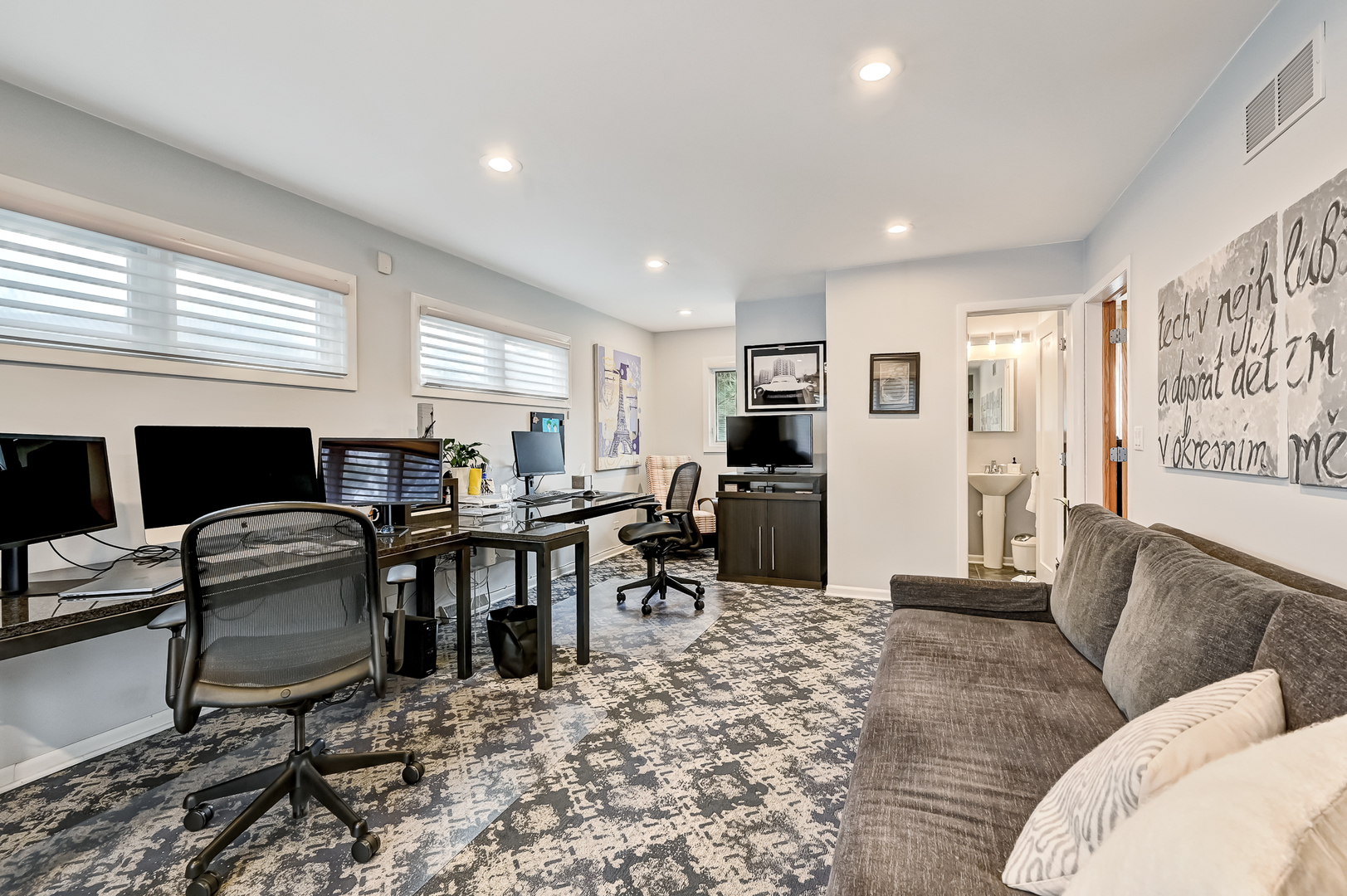 401 8th Place Hinsdale, IL 60521 - Photo 24 of 46 a living room with furniture a dining table and a piano table
