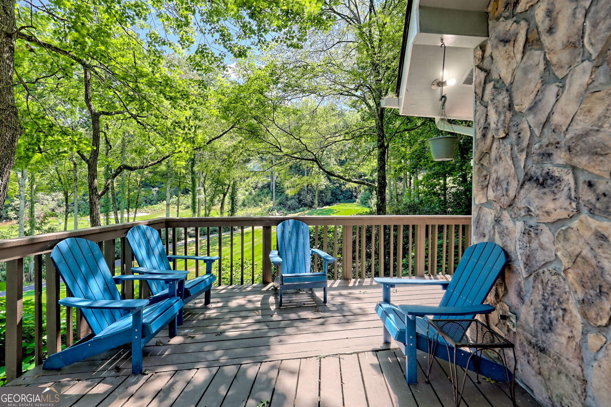 850 Ridgepole Drive Sky Valley, GA 30537 - Photo 28 of 73 a view of a two chairs in the deck