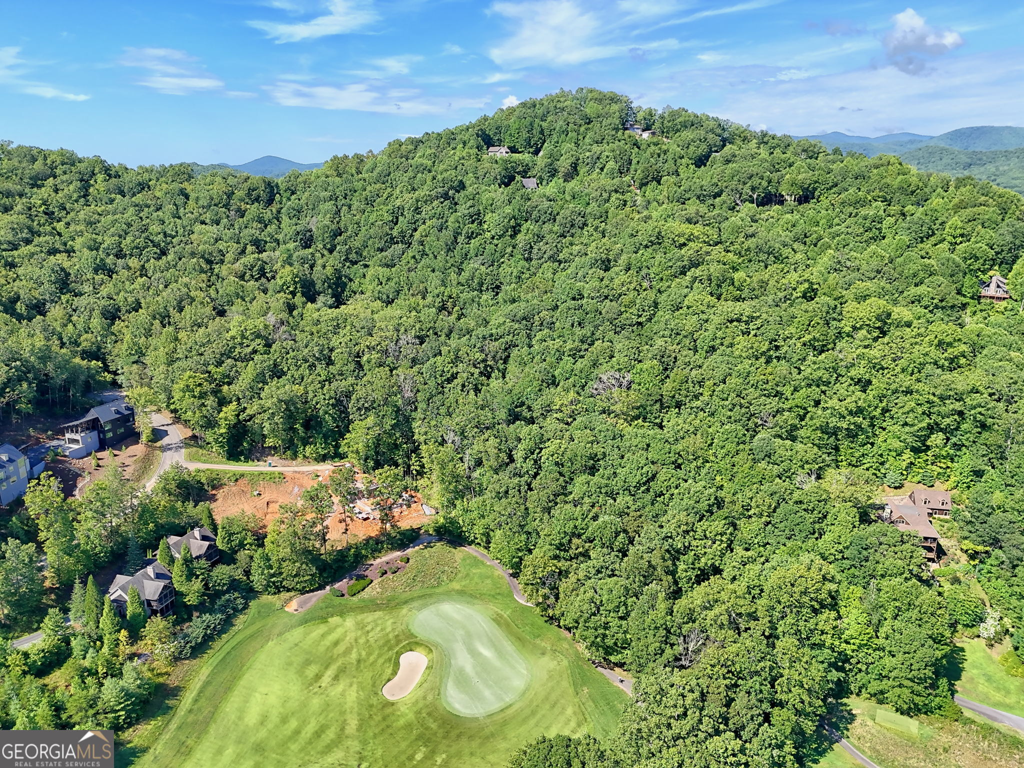 850 Ridgepole Drive Sky Valley, GA 30537 - Photo 57 of 73 a view of a garden with a building