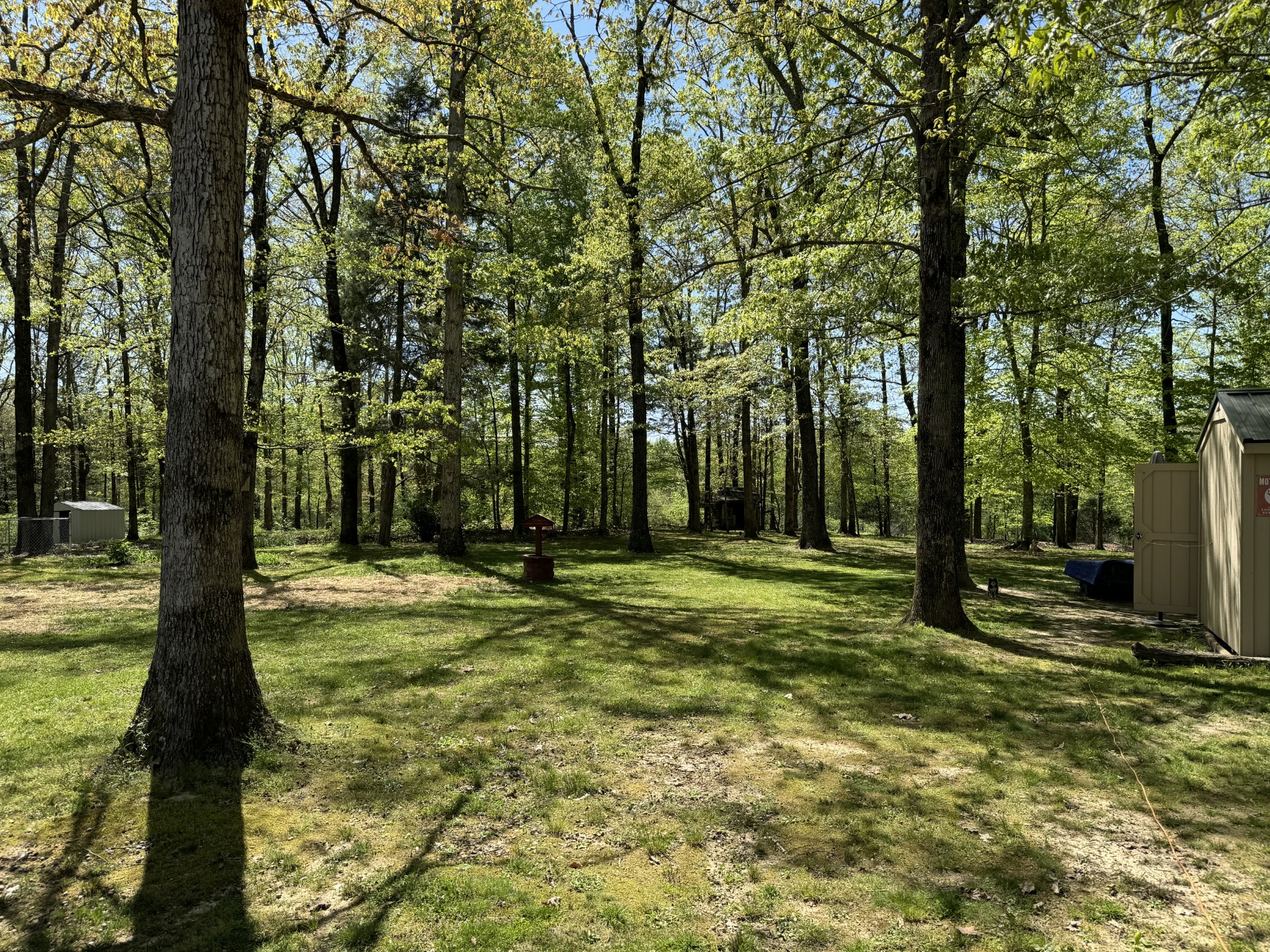 284 Baker Road Dickson, TN 37055 - Photo 13 of 36 a backyard of a house with lots of green space and fountain