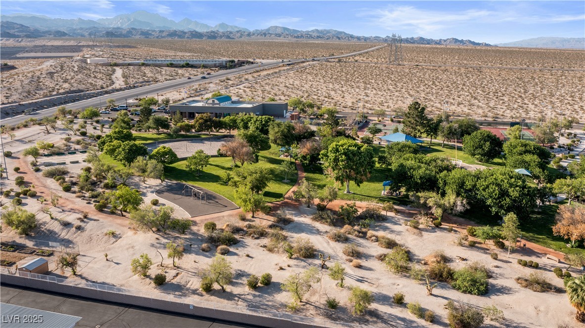 1928 Las Palmas Lane, Unit 228 Laughlin, NV 89029 - Photo 66 of 77 Aerial view of Public Park, right next to the community, featuring a mountainous background