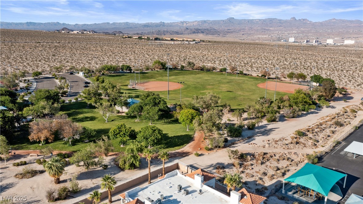 1928 Las Palmas Lane, Unit 228 Laughlin, NV 89029 - Photo 68 of 77 Aerial view of public park with a mountainous background
