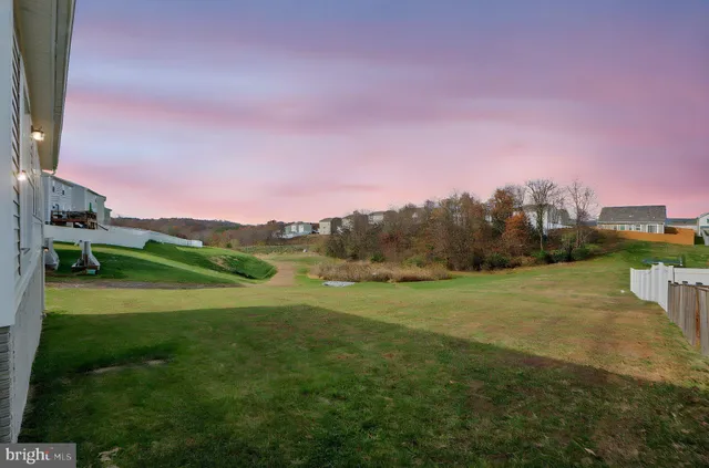 a view of an outdoor space and yard