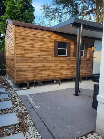 a view of outdoor space and barbecue grill