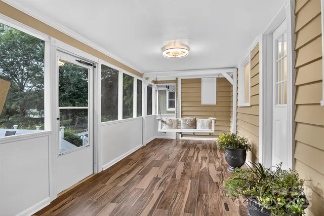 a view of a house with a porch