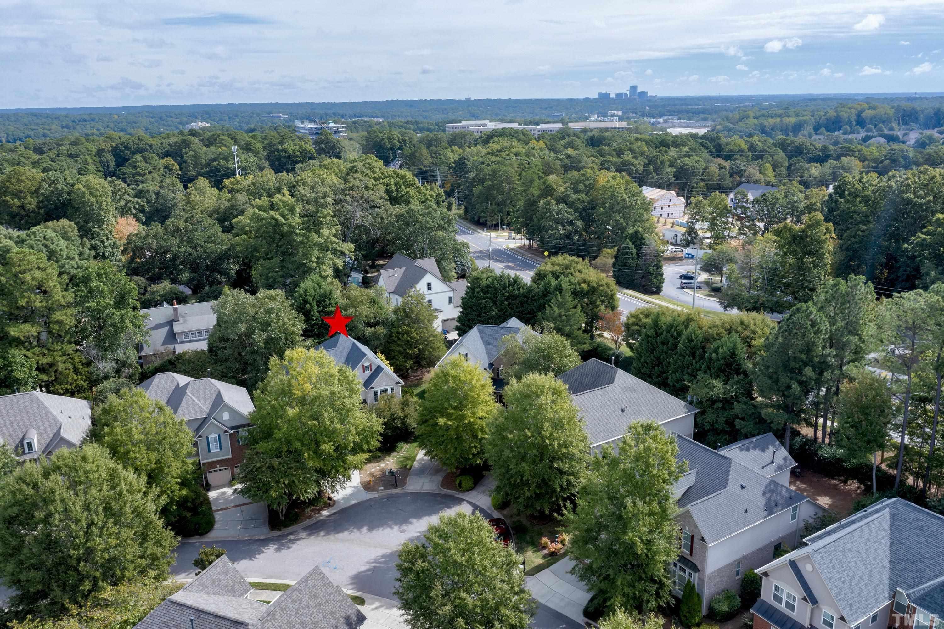 2255 Clayette Court Raleigh, NC 27612 - Photo 51 of 59 an aerial view of a houses with outdoor space and street view